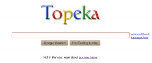 Google becomes Topeka