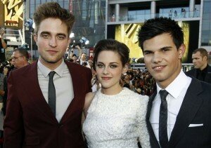 Robert Pattinson, Kristen Stewart and Taylor Lautner, Eclipse premiere