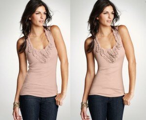 500x at photoshop side by side83 01 300x246 Ann Taylor Photoshop Controversy â€“ Clothing Giant Retouches Women, Makes them Smaller!
